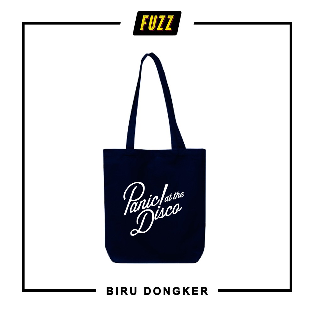 Totebag Band Panic At The Disco Tote Bag Musik PATD Tas Jinjing Kuliah Murah Dan Keren