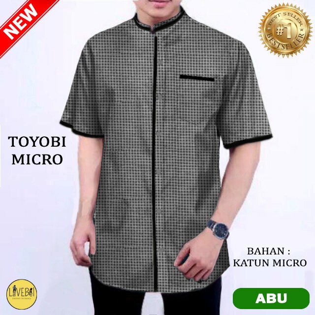 LVB - (COD &amp; GRATIS ONGKIR) KOKO TOYOBI MICRO PENDEK /KEMEJA KOKO LENGAN PENDEK/Terbaru,Terlaris dan Termurah/Koko Viral 2022/Kemeja Koko/Koko Lengan Panjang/Baju Pria Muslim/Baju muslimin /23043 23045 23047 23049 24045 24049 24047/ LAVEBEL