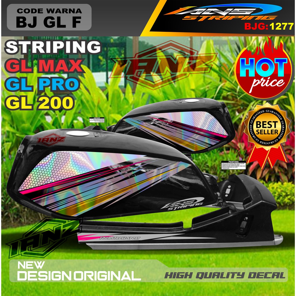 STIKER STRIPING GL HOLOGRAM / STRIPING GL MAX VARIASI HOLOGRAM / STRIPING GL HOLOGRAM TERBARU