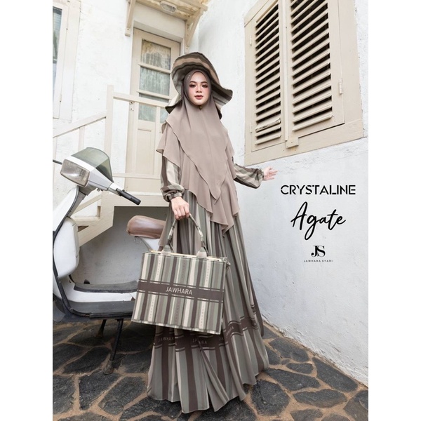 Agate CRYSTALINE Series  MONOGRAM New JOCELYN One Set By Jawhara Syari