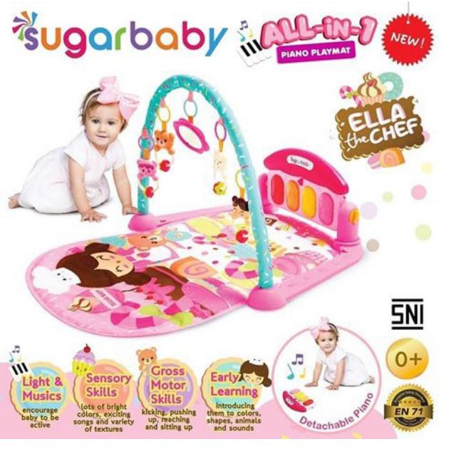 SUGAR BABY All In One Piano Playmat Musical / Alas Main Bayi Karpet Musik