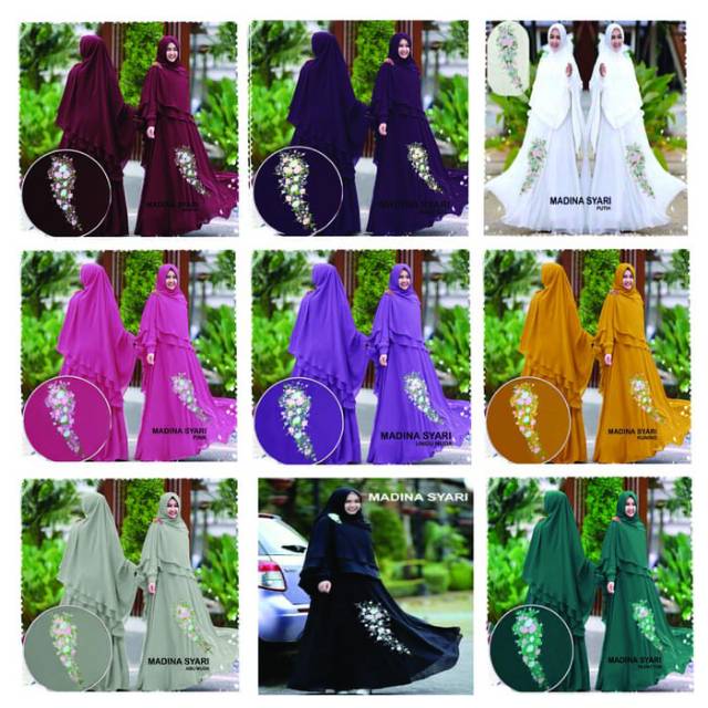 RN Madinah Gamis Syari Orange