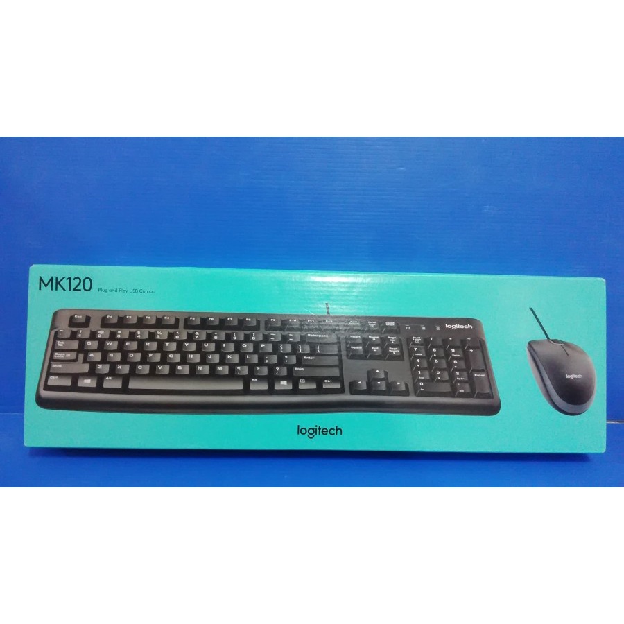 MOUSE + KEYBOARD LOGITECH MK120 USB