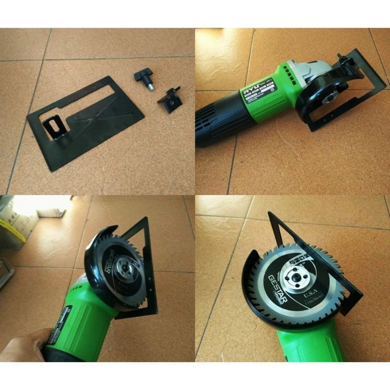 PAKET Set Dudukan Stand Mesin Gerinda + Cover + Mata Circular Saw Blade Mata Circle Multi Cutter 4&quot; RYU ART 40T 72T