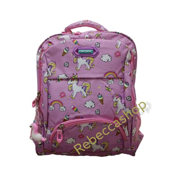 TAS RANSEL ANAK PEREMPUAN TAS ANAK SD SMP Gratis gantungan Tas import 100%