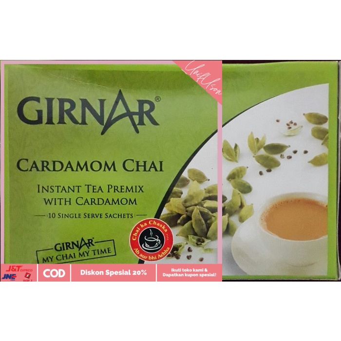 

⭐COD⭐ Girnar 3 in 1 Cardamon Milk Tea Teh Susu India