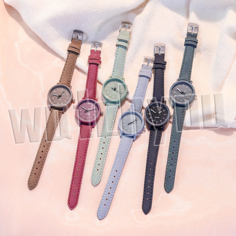 Jam Tangan Wanita Korea Simple A0160  Retro Fashion Watches