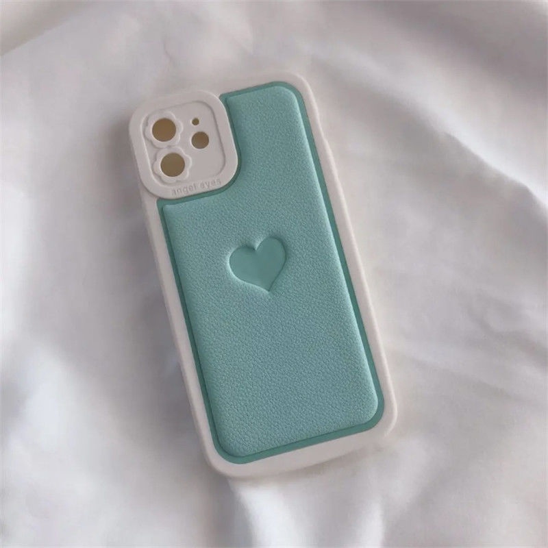 Korteks Jantung Pola Casing Ponsel untuk iPhone 12 13 11 Pro Max X Xs Max Xr 7 8 Plus Lembut Silicone Pelindung Case Pzax