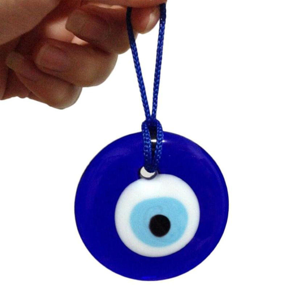 LANFY 1PC Lampwork Interior Decor Car Pendant Charms Office Charm Auto Accessories Kabbalah Evil Eye Auto Decor