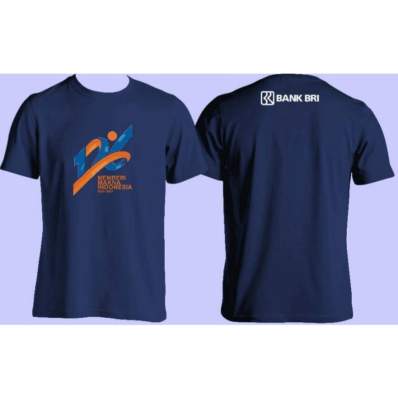 kaos tshirt pria/wanita HUT BRI 126 combet 30s bisa COD