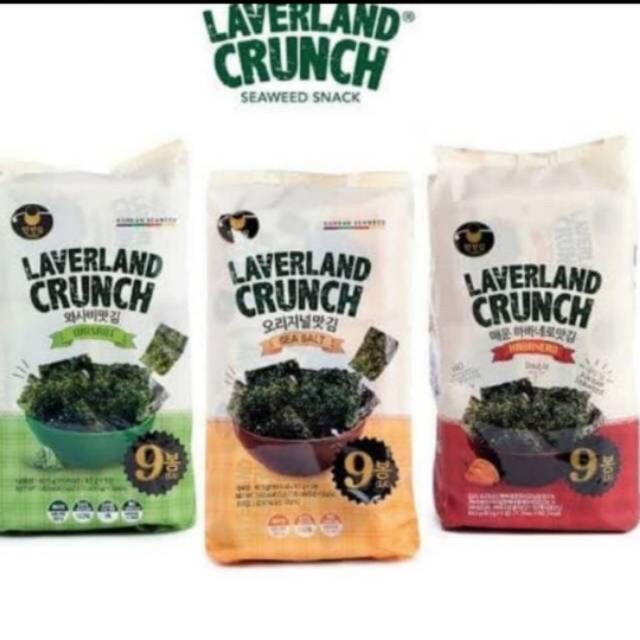 

Laverland crunch seaweed korea rumput laut