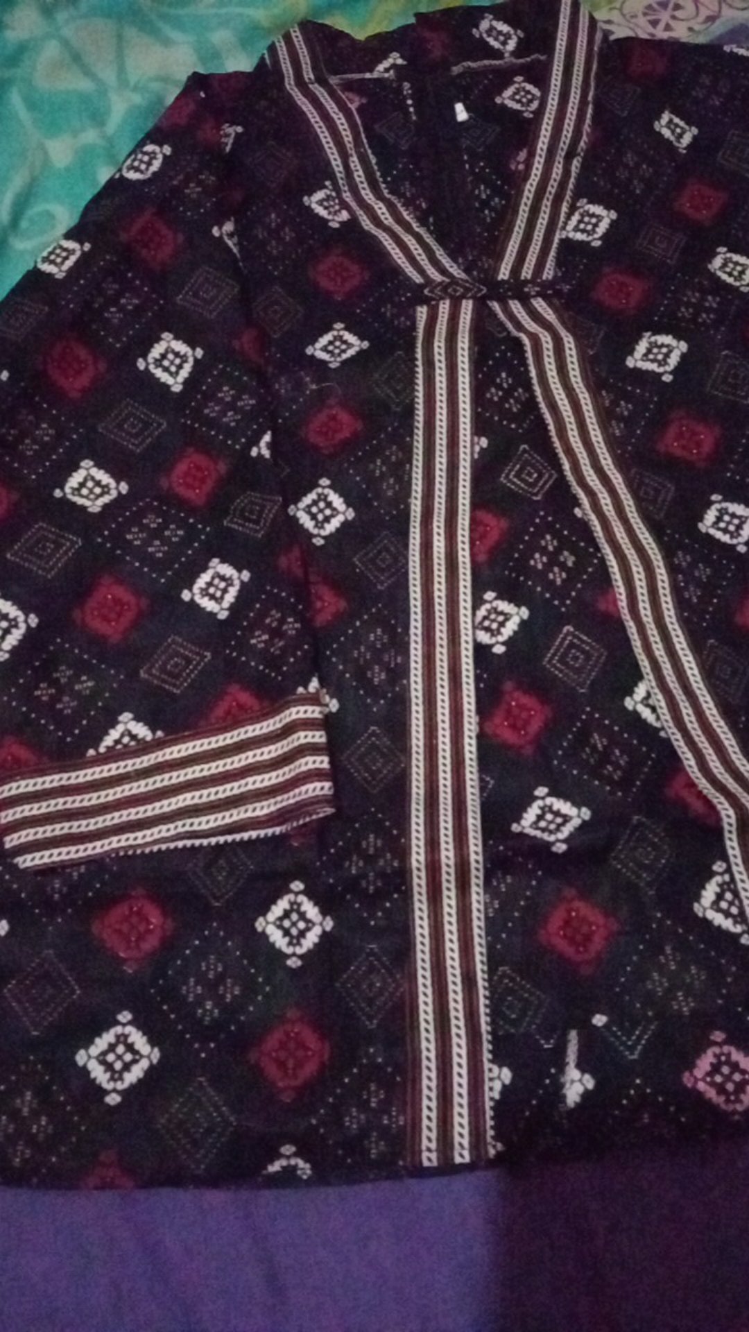 Batik Couple_maora Sania Ruffle Batik Couple Ori Ndoro Jowi Dnt Garansi Termurah