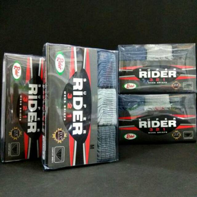 Celana Dalam Pria Rider Super R 321B Isi 3Pcs/Pack