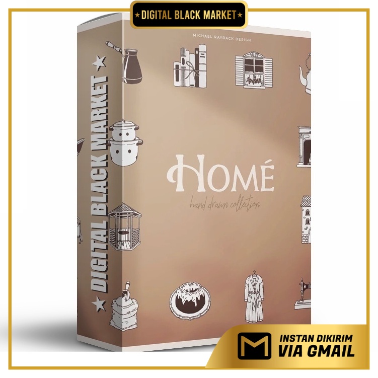 100 Hand Drawn Elements Home - Vector Designs