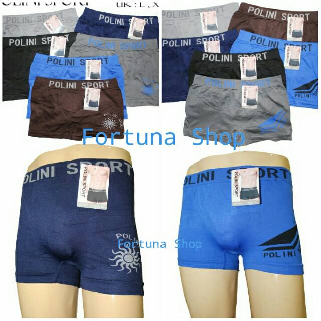 Celana Dalam Boxer Pria Rajut Seamless