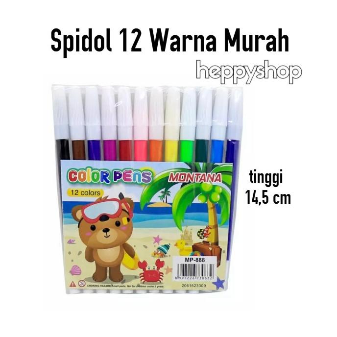 

Spidol 12 Warna Murah heppys44 Berkualitas