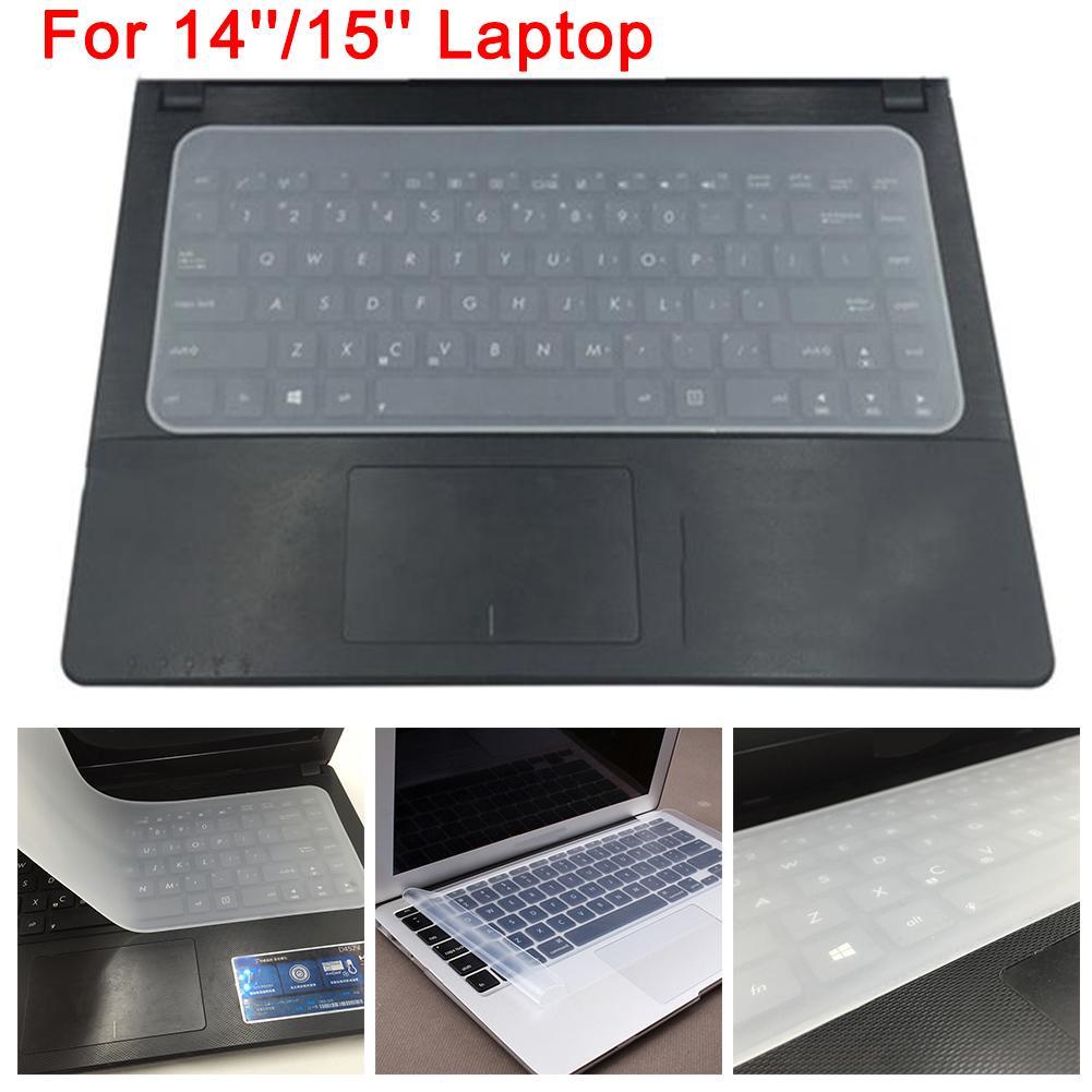 Cover Pelindung Keyboard Bahan Silikon Lembut Ultra Tipis Untuk Laptop 13-14 / 15-17 Inch