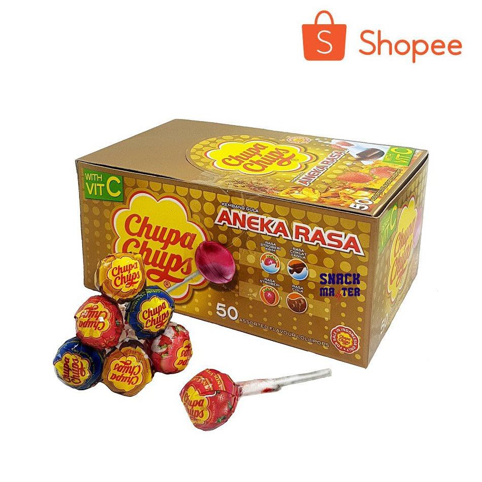 

MEN SALE Chupa Chups Permen Lollipop - Netto 50 pcs x 10.5 gr