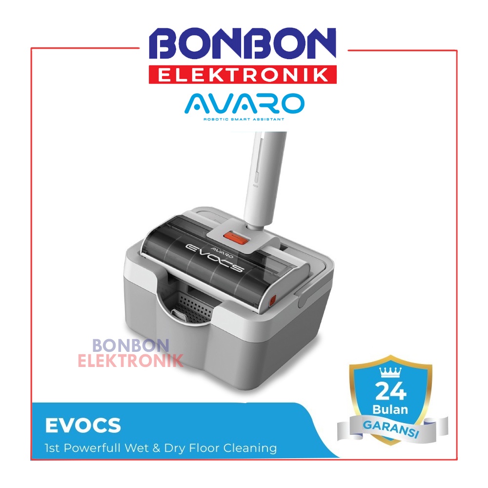 AVARO Evocs Vacuum Cleaner Cordless - Alat Pel Canggih Wet &amp; Cleaning