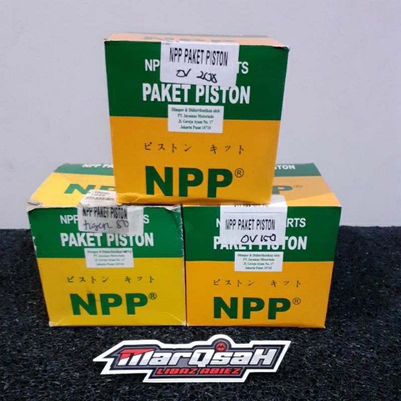 Piston Npp Piston Set Npp Tiger OS STD/50/100/150/200/250/275/300 Marqsah Racing-Piston Tiger NPP