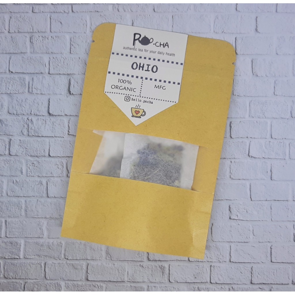 

Ohio Tea Series / Teh Herbal Campuran (6 Teabags/Pouch) POCHA ORIGINAL HERBAL TEA SIAP SEDUH