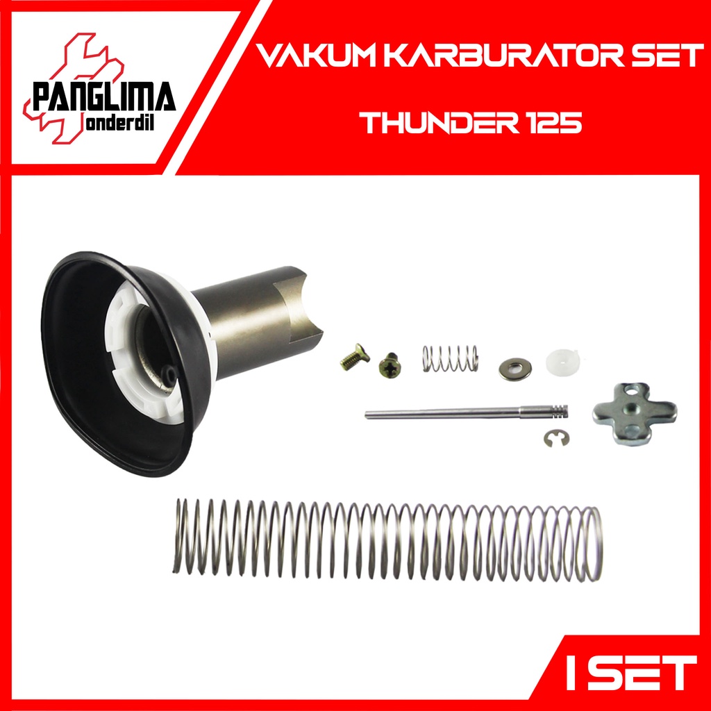 Vakum Karburator Suzuki Thunder-Tunder-Tander 125 Vacum Carburator Assy-Set Karet-Jarum-Per Skep-Sekep