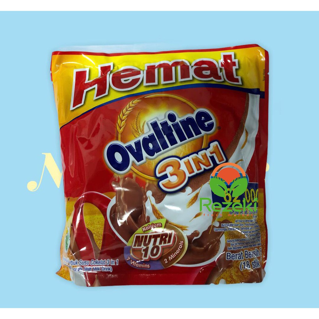 

Ovaltine 3 In 1Bag Minuman Coklat [18 x 33 gr]