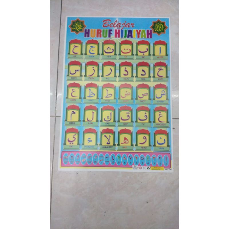 Poster Huruf HIJAIYAH & DOA