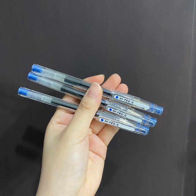 

Pulpen Hi-Tec Pilot Ultra fine 0.4 Biru Blue ready stock makassar