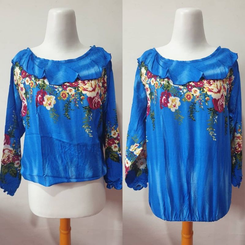 [ YF ] Sale... New... Blouse Rayon