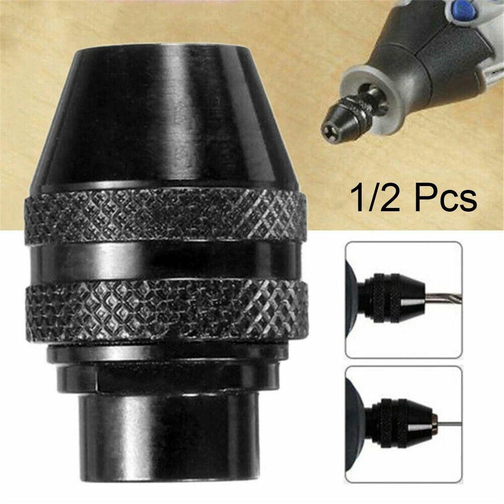 Populer 1/2Pcs Adaptor Perubahan Cepat Mata Bor Konverter Lubang Praktis Untuk Dremel Rotary