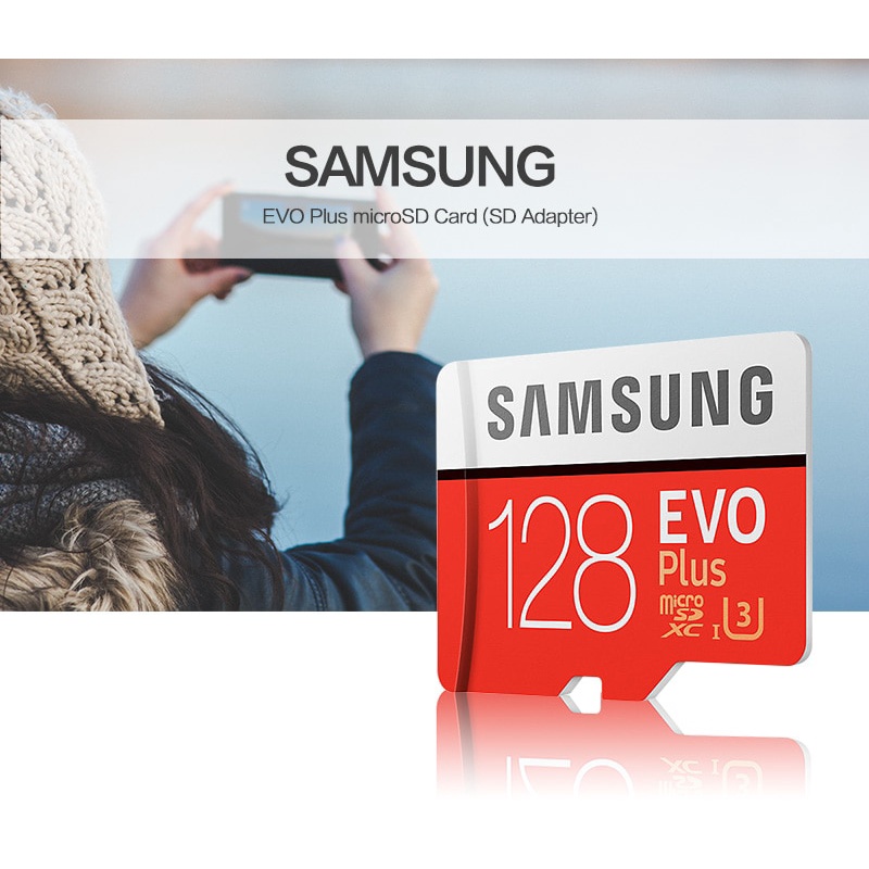 Samsung EVO Micro SD Card 128GB 64GB 32GB + Card reader