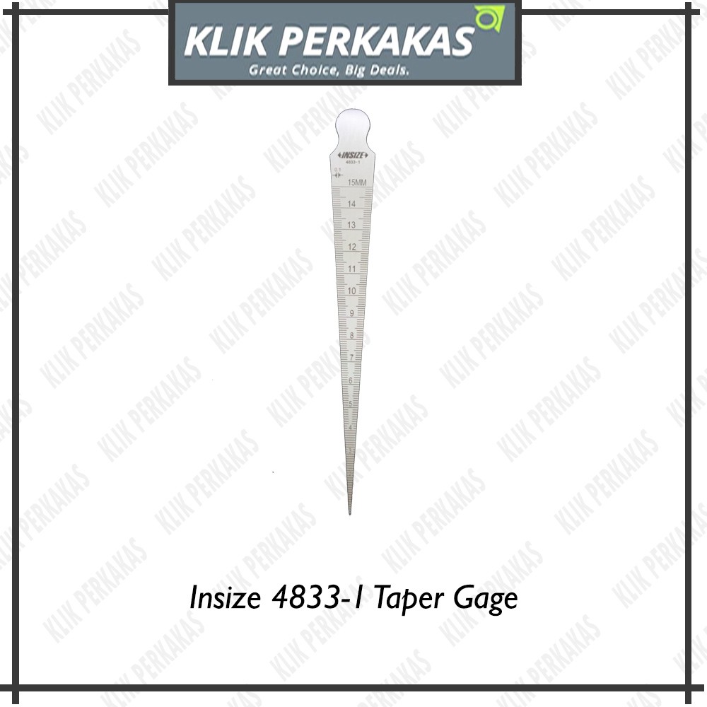 Alat Ukur Insize Taper Gage 4833-1 Taper Gauge
