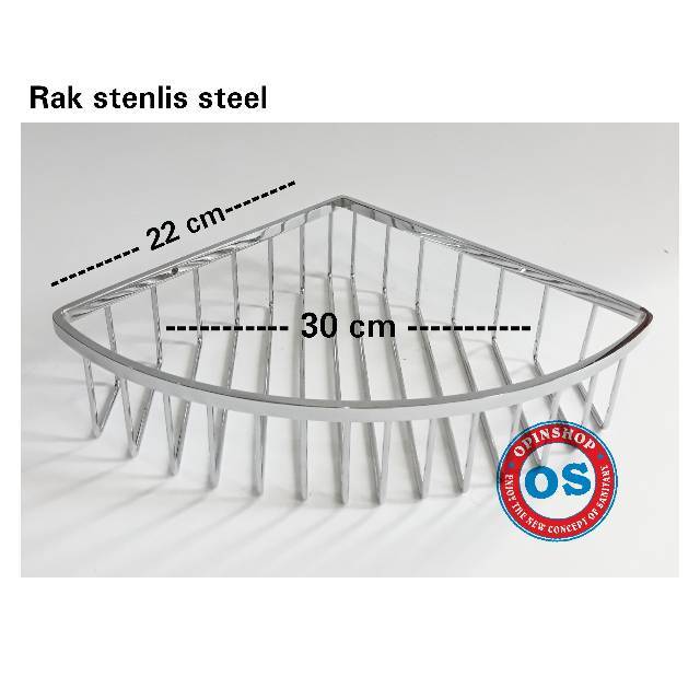 RAK SABUN SUDUT STENLIS STEEL Tebal Premium Quality