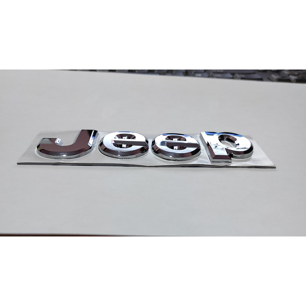 Emblem Mobil Jeep / Logo Jeep Tulisan Chrome