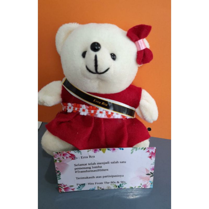 boneka bear 15cm