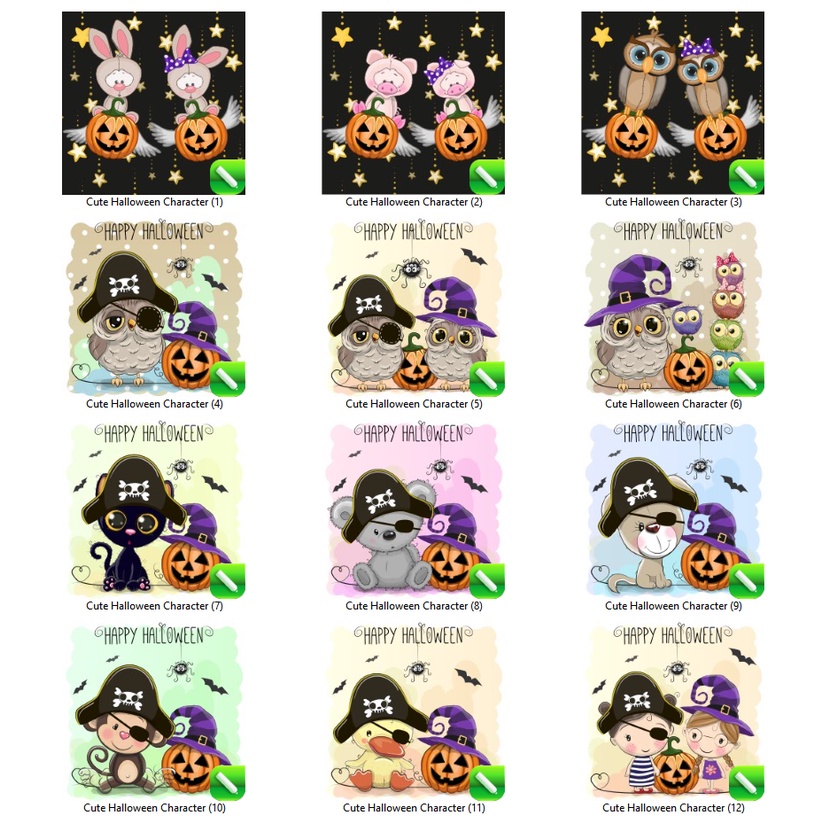 50+ Halloween Vector Collection - Coreldraw