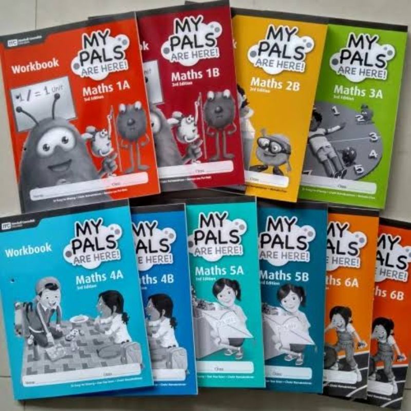 MPH My Pals Are Here Maths 3rd Edition Pupils Book Workbook Homework Tests Ori 123456