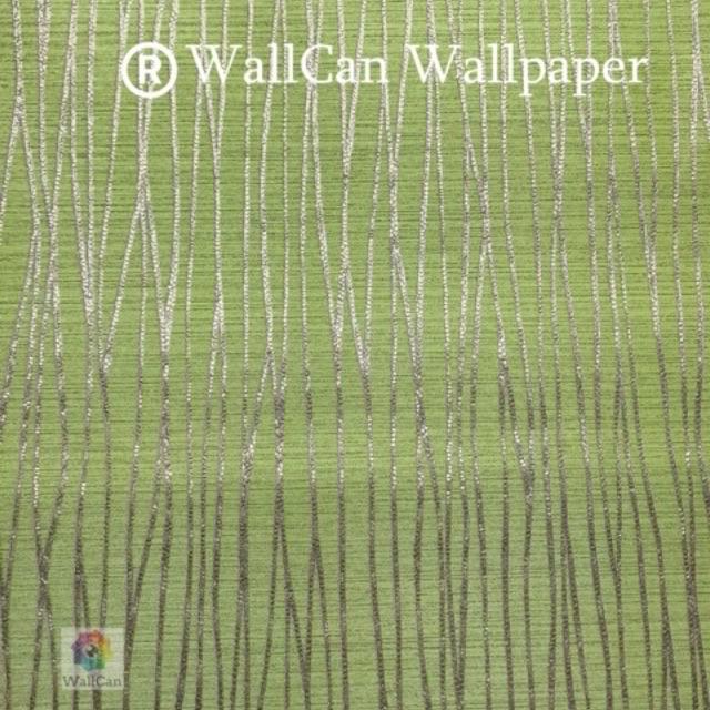 Wallpaper Vinyl Mewah Non Sticker Motif Kombinasi Abstrak Salur Hijau 53cmx10m Shopee Indonesia