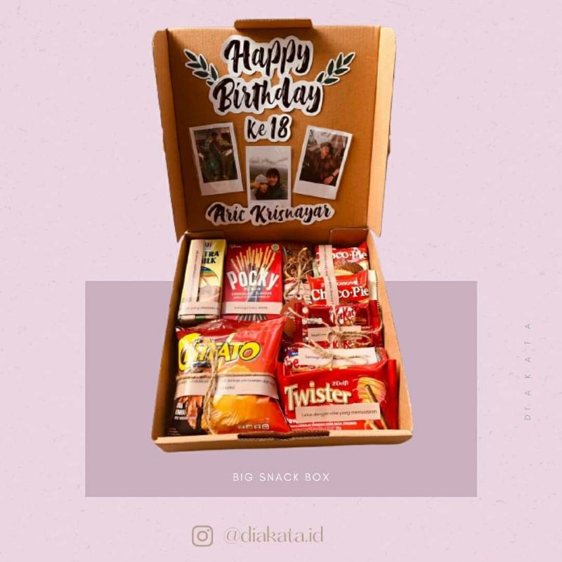 

SNACK BOX GIFT BOX KADO ULANG TAHUN