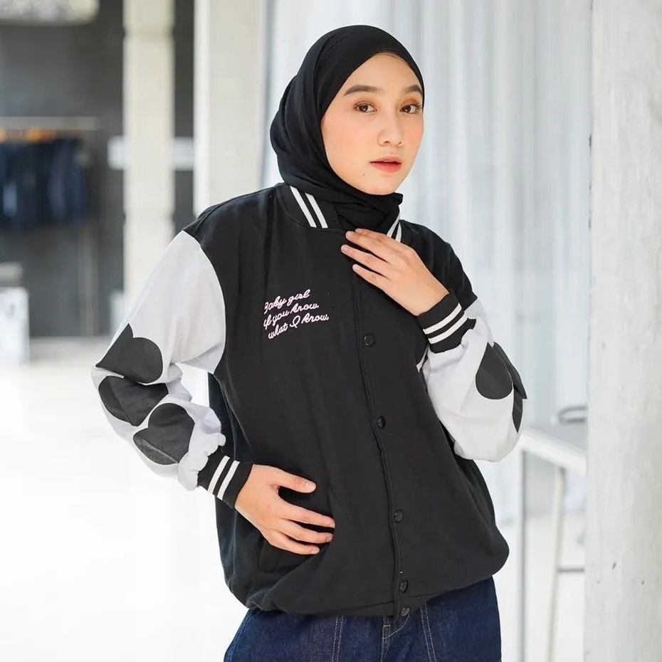 Public - A Love Baseball - Jaket Baseball Varsity Unisex Terbaru