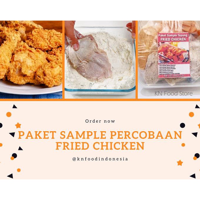 

[COD] Tepung Bumbu Percobaan Fried Chicken / Bumbu Ayam Goreng- Paket Trial [COD]