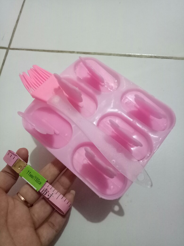 Kuas Karet Brush Silicone Teflon Wajan Anti Lengket Kue Silikon Roti Cake Mentega Food Grade