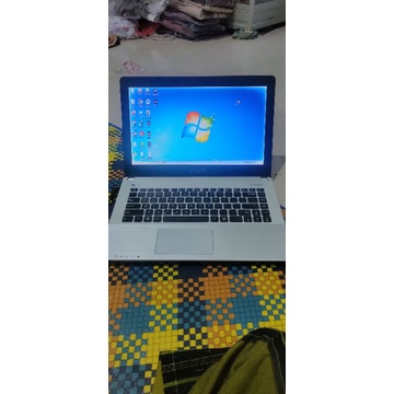 Laptop Asus  gamer X450jn core i7 slim normal siap pakai full gamer