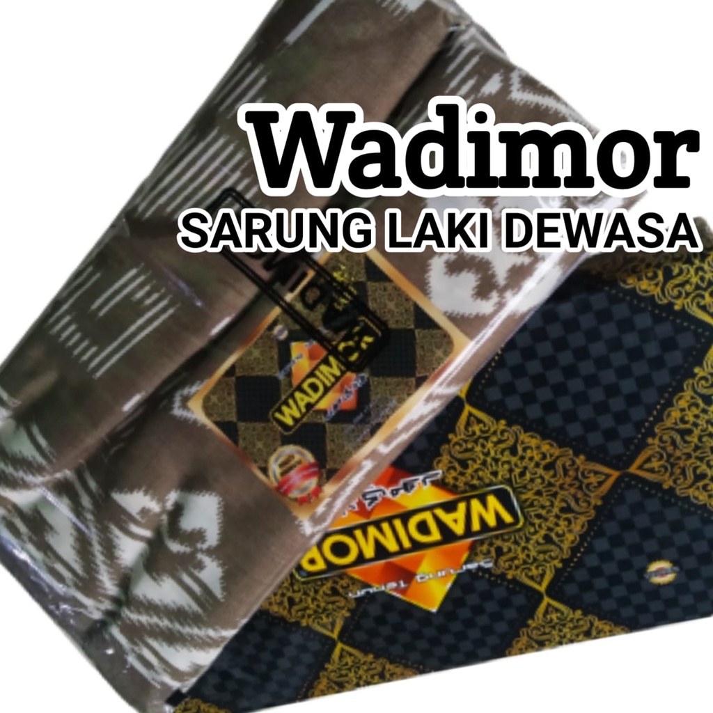 Sarung Wadimor Premium Motif Bali Kain Sarung Sholat Pria Dewasa Tebal dan Halus Murah Promo Gratis ongkir