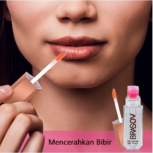 Brasov Lip Serum With Vitamin &amp; Pelembab Bibir