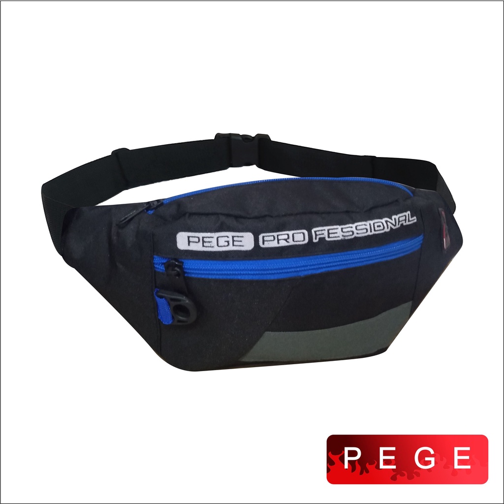 Tas Selempang Bahu Pria Waistbag Slempang Cowok Bisa Untuk Tas Pinggang Model Kombinasi - PG 8890