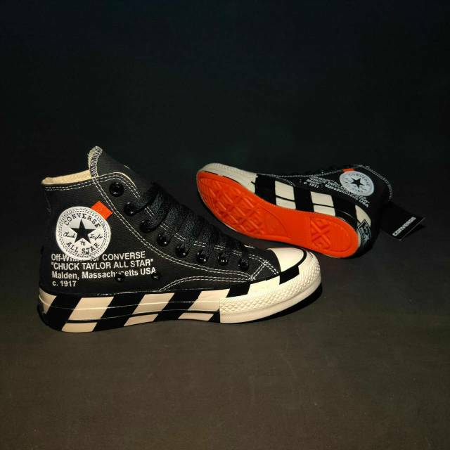 converse chuck taylor off white black