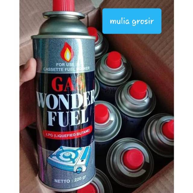 Kaleng Gas Baru (Untuk Kompor Portable Sudah Sama Isi nya 235gram / 400 gram)