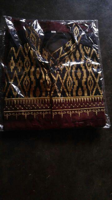 Terlaris Serut Genes Jelita Tunic Navbor Yelbor Whitbor Creambor Tunik Batik Modern Hrb030